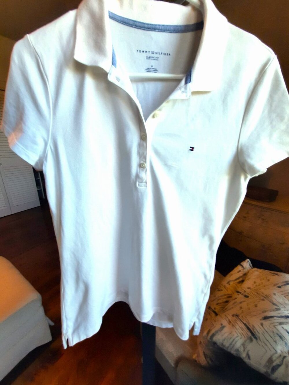 Tommy Hilfiger cotton polo tee shirt - Picture 2 of 6